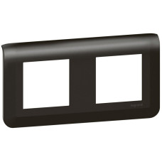 Abdeckrahmen MOS 2x2 Module horizontal schwarz matt