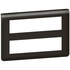 Abdeckrahmen MOS 2x8 Module horizontal schwarz matt