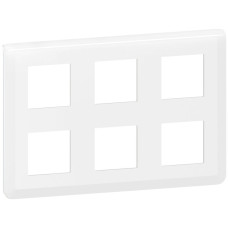 Abdeckrahmen MOS 6x2 Module horizontal weiss