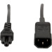 Apparatekabel MH C14/C5 Tdlr 3x0,75mm² 1,5m schwarz