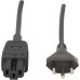 Apparatekabel MH T12/C15A Td 3x1mm² 2m schwarz