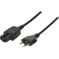 Apparatekabel MH T12/C15A Td 3x1mm² 3m schwarz