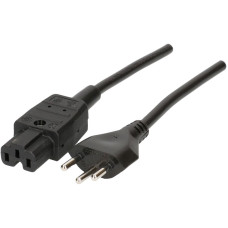 Apparatekabel MH T12/C15A Td 3x1mm² 5m schwarz