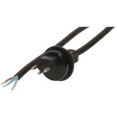 Apparatekabel Max Hauri GDV 3x1.5mm² 3m schwarz Stecker T13 IP55 - 1 Stück