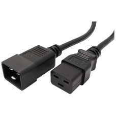Apparatekabel ROLINE C20 → C19 3x1.5mm² 250VAC/16A schwarz 2m