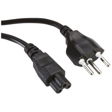 Apparatekabel ROLINE T12 → C5 3x0.75mm² 250VAC/10A schwarz 1.8m