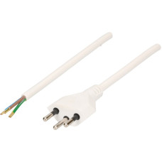 Apparatekabel Td 3x1mm² 2m weiss Stecker T12