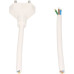 Apparatekabel Td 3x1mm² 3m weiss Stecker T12