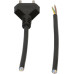 Apparatekabel Tdlr 3x0.75mm² 2m schwarz Stecker T12