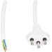 Apparatekabel Tdlr 3x0.75mm² 2m weiss Stecker T12