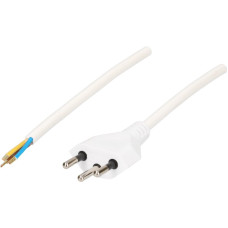 Apparatekabel Tdlr 3x0.75mm² 2m weiss Stecker T12