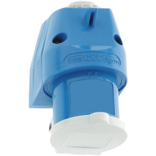 AP Gerätestecker CEE Bals 3P 16A 230V 6h blau vernickelt IP44