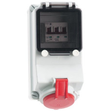 AP-Steckdose Bals CEE Quick-Connect 32A 5P 400V 6h IP44 Ni 5TE LSFI32A 30mA