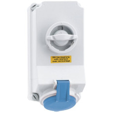 AP-Steckdose CEE Bals 32A 5P 230V 9h IP44 Ni abschaltbar verriegelbar QC