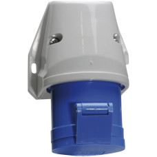 AP-Steckdose CEE Bals 3P 16A 230V 6h blau IP44 vernickelt Quick C.