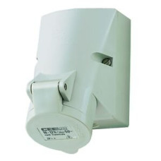 AP-Steckdose IP44 grau 5P 16A 0-50V 1h 100x75x113mm