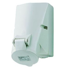 AP-Steckdose IP44 grau 5P 16A 0-50V 1h 128x84x124mm