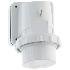 AP-Wandgerätestecker Bals CEE Q-C TE 32A 5P >50V 1h IP67 Ni 75x75mm