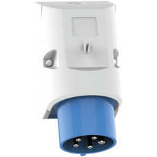 AP-Wandgerätestecker CEE Bals 32A 5P 230V 9h IP44 Ni 83x126mm QC