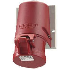 AP-Wandsteckdose CEE 16A 4P 6h 400V rot TwinContact