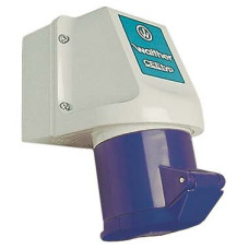 AP-Wandsteckdose CEEtyp 5L 16A IP44 9h AP-Wandsteckdose CEEtyp 5L 16A IP44 9h