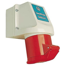AP-Wandsteckdose CEEtyp 5L 32A IP44 6h AP-Wandsteckdose CEEtyp 5L 32A IP44 6h