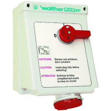 AP-Wandsteckdose CEEtyp 5L 63A IP44 6h AP-Wandsteckdose CEEtyp 5L 63A IP44 6h