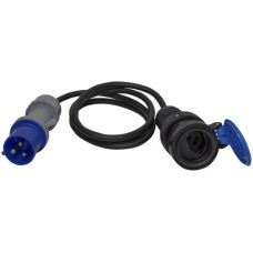 Adapterkabel Brennenstuhl CEE16/T23 H07RN-F 3x1.5mm² 16A 1.5m IP44 schwarz