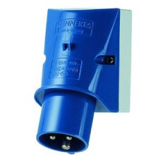 Apparatestecker CEE Mennekes 16A 2LPE blau