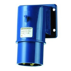 Apparatestecker CEE Mennekes 32A 2LPE blau