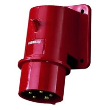 Apparatestecker CEE Mennekes 32A 3LNPE rot
