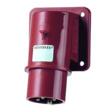Apparatestecker CEE Mennekes 32A 3LPE rot