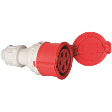 CEE Kupplung 16/5 IP44 400V 6h vernickelt