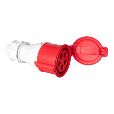 CEE Kupplung 32/5 IP44 400V 6h vernickelt
