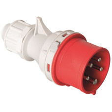 CEE Stecker 16/5 IP44 400V 6h vernickelt
