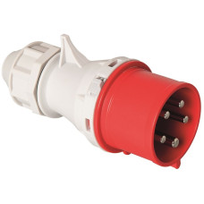 CEE Stecker 32/5 IP44 400V 6h vernickelt