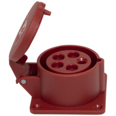 EB-Steckdose Brennenstuhl CEE 32A 3L+N+PE 400V 6h rot 75x75mm IP44