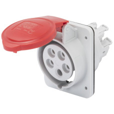EB-Steckdose CEE GEWISS 32A IP44 4P 6h 415V Steckklemmen Ø71x176mm rot