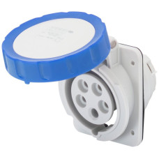 EB-Steckdose CEE Gewiss 309 HP 5P 32A 230V bl 9h IP67 Schraube 95x80mm