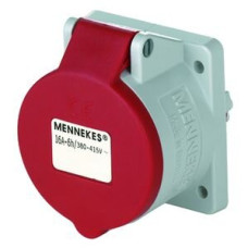 EB-Steckdose CEE rot 16A 5P 6h 400V gerade TwinContact IP44