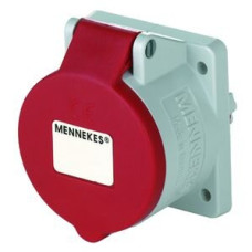 EB-Steckdose CEE rot 32A 5P 6h 400V gerade TwinContact IP44