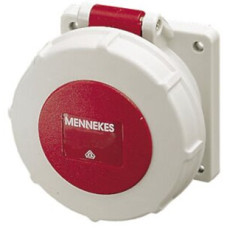 EB-Steckdose CEE rot 32A 5P 6h 400V gerade TwinContact IP67