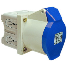 EB-Steckdose CEEtyp 3L 16A 6h gerade für Verteilschrank EB-Steckdose CEEtyp 3L 16A 6h gerade für Verteilschrank