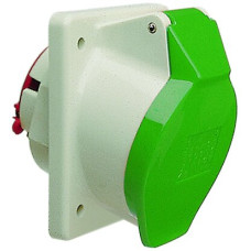 EB-Steckdose CEEtyp 4L 16A 10h schräg EB-Steckdose CEEtyp 4L 16A 10h schräg