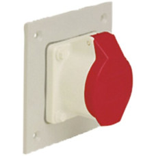 EB-Steckdose CEEtyp 5L 32A 6h gerade Flansch Gr. II EB-Steckdose CEEtyp 5L 32A 6h gerade Flansch Gr. II