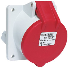 EB Steckdose E-Mobility CEE 5P 16A 400V 6h rot IP44