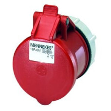 EB-Steckdose Mennekes 32A 3LNPE rot