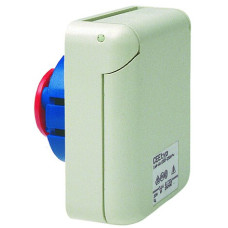 EB-Steckdose mondo 3L 16A 6h 70x80mm grau EB-Steckdose mondo 3L 16A 6h 70x80mm grau