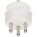 Fixadapter MH 3L 16A 230VAC Schuko/T23 CEE7/7-CH T23 weiss