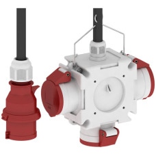 Kreuzverteiler Bals 3xCEE 5P 32A 400V 6h mit Kabel